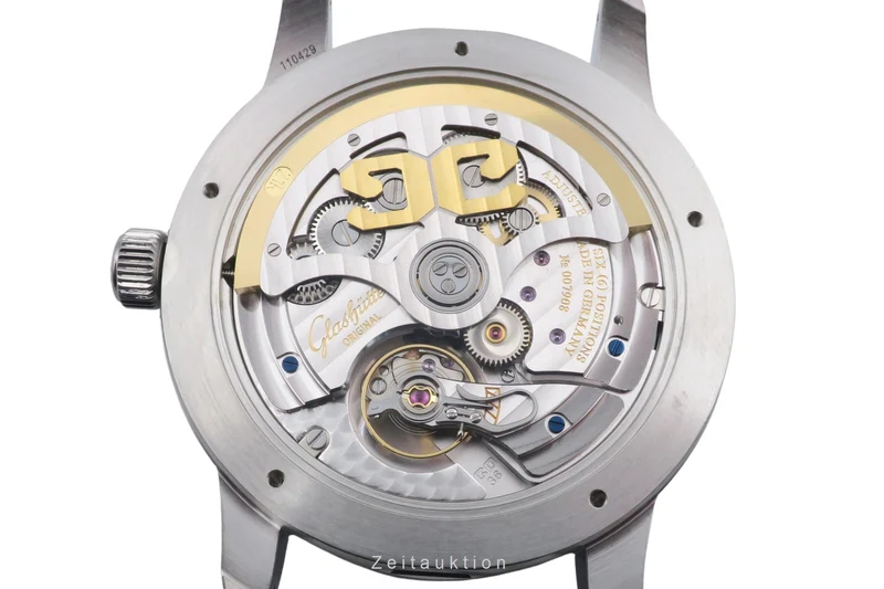 Glashütte Senator steel automatic men's watch 1-36-02-01-02-30 LP: 22500EUR [2506496]