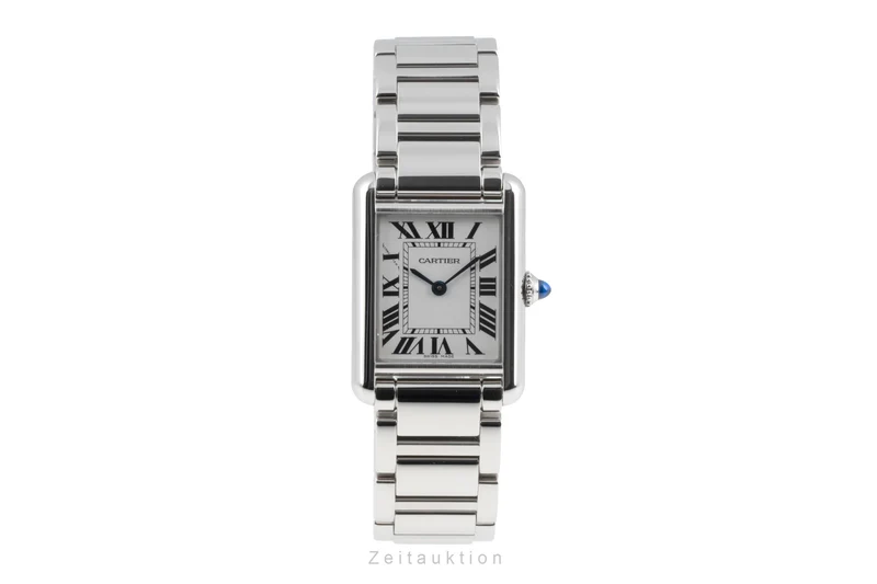 Cartier Tank steel quartz women's watch WSTA0051 LP: 3900EUR [2506389]