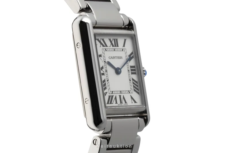 Cartier Tank steel quartz women's watch WSTA0051 LP: 3900EUR [2506389]