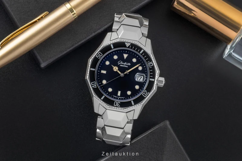 Glashütte Sport steel automatic men's watch 10-33-40-81-04 LP: 11100EUR [2506057]