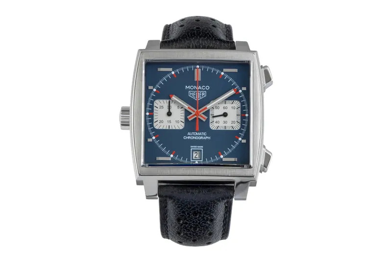 Tag Heuer Monaco chronograph steel automatic men's watch CAW211P.FC6356 LP: 8100EUR [2506453]