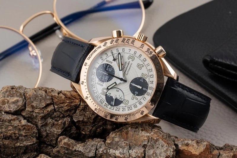 Omega Speedmaster chronograph 18 ct red gold automatic men's watch 3623.33.01 [2506969]