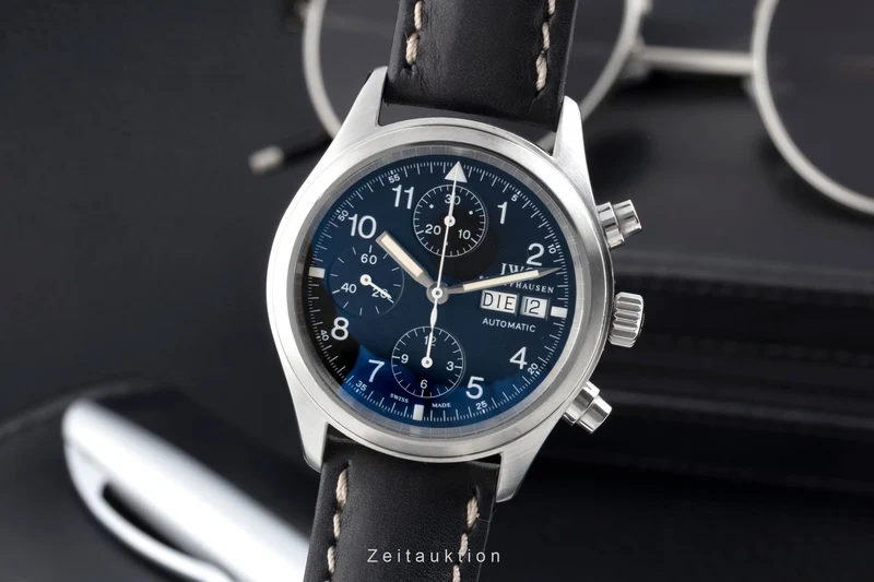 IWC Fliegerchronograph chronograph steel automatic men's watch IW370601 LP: 7800EUR [2505997]