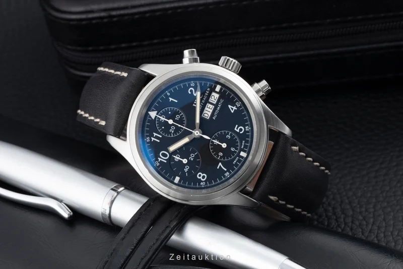 IWC Fliegerchronograph chronograph steel automatic men's watch IW370601 LP: 7800EUR [2505997]