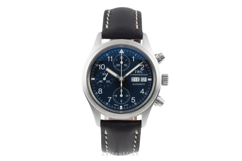 IWC Fliegerchronograph chronograph steel automatic men's watch IW370601 LP: 7800EUR [2505997]
