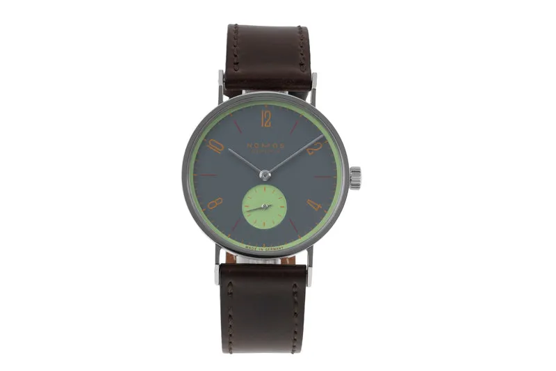 Nomos Tangente steel manual winding unisex Tangente Super 30 Feldmausgrau Limited [2506745]