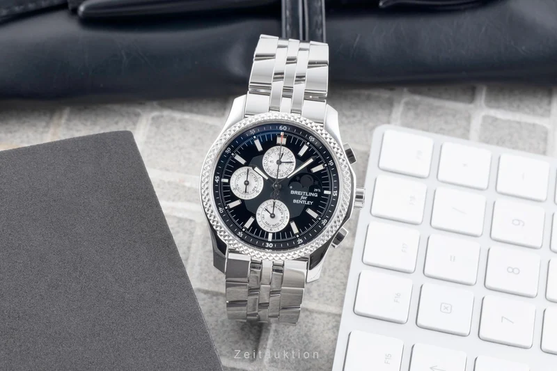 Breitling Bentley Mark VI chronograph steel / platinium automatic men's watch P1936212/B977 [2506179]