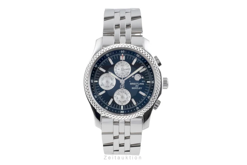 Breitling Bentley Mark VI chronograph steel / platinium automatic men's watch P1936212/B977 [2506179]
