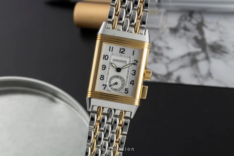 Jaeger LeCoultre Reverso steel / gold manual winding women's watch Q2555170 , 255.5.82 [2507001]