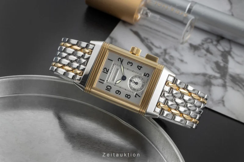 Jaeger LeCoultre Reverso steel / gold manual winding women's watch Q2555170 , 255.5.82 [2507001]