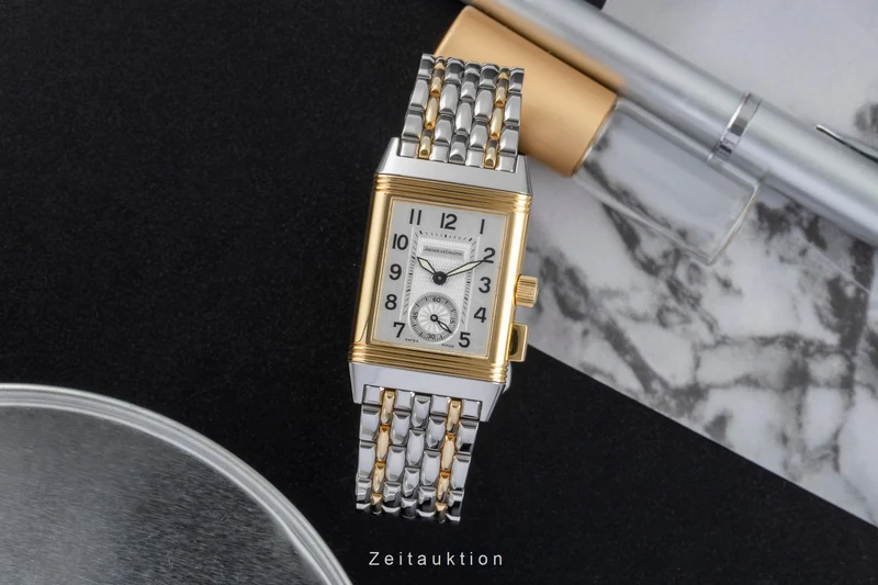 Jaeger LeCoultre Reverso steel / gold manual winding women's watch Q2555170 , 255.5.82 [2507001]