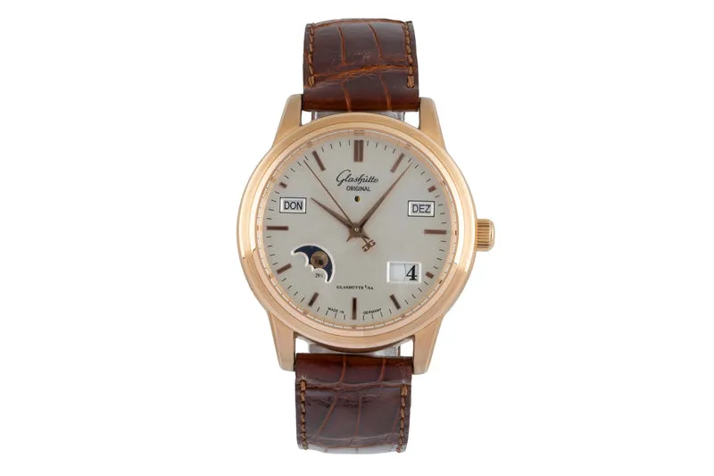 Glashütte Senator 18 ct gold automatic men's watch 39-50-01-11-04 [2506967]