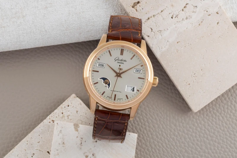 Glashütte Senator 18 ct gold automatic men's watch 39-50-01-11-04 [2506967]