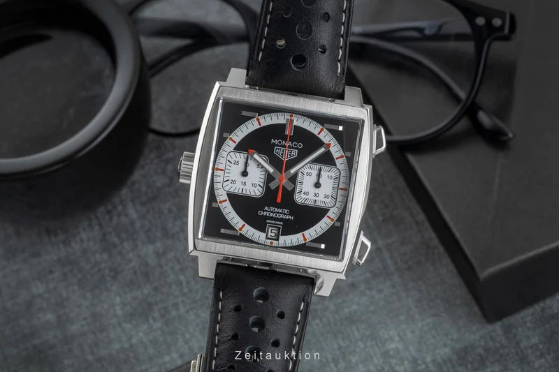 Tag Heuer Monaco chronograph steel automatic men's watch CAW211Y.FC6469 Limited [2506993]