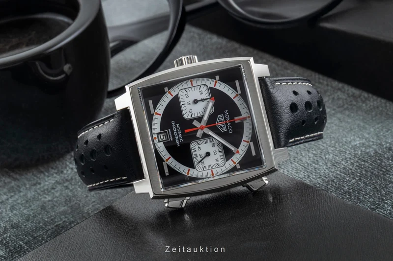 Tag Heuer Monaco chronograph steel automatic men's watch CAW211Y.FC6469 Limited [2506993]