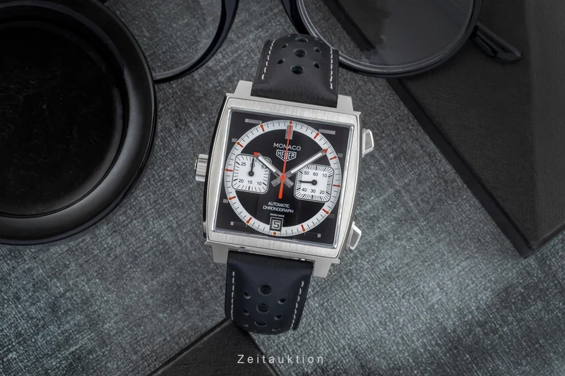 Tag Heuer Monaco chronograph steel automatic men's watch CAW211Y.FC6469 Limited [2506993]