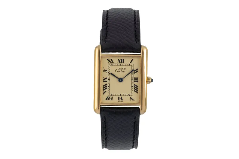 Cartier Tank silver-gilt quartz unisex 681006 [2506825]