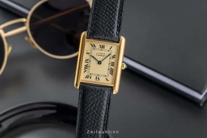 Cartier Tank silver-gilt quartz unisex 681006 [2506825]