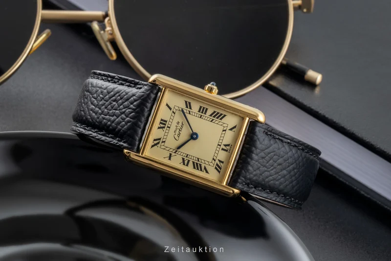 Cartier Tank silver-gilt quartz unisex 681006 [2506825]