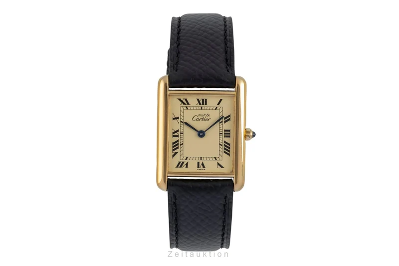Cartier Tank silver-gilt quartz unisex 681006 [2506825]