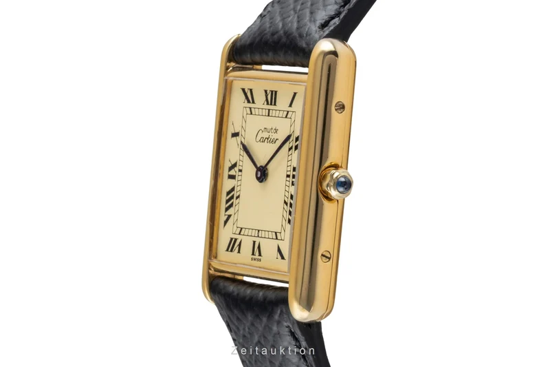 Cartier Tank silver-gilt quartz unisex 681006 [2506825]