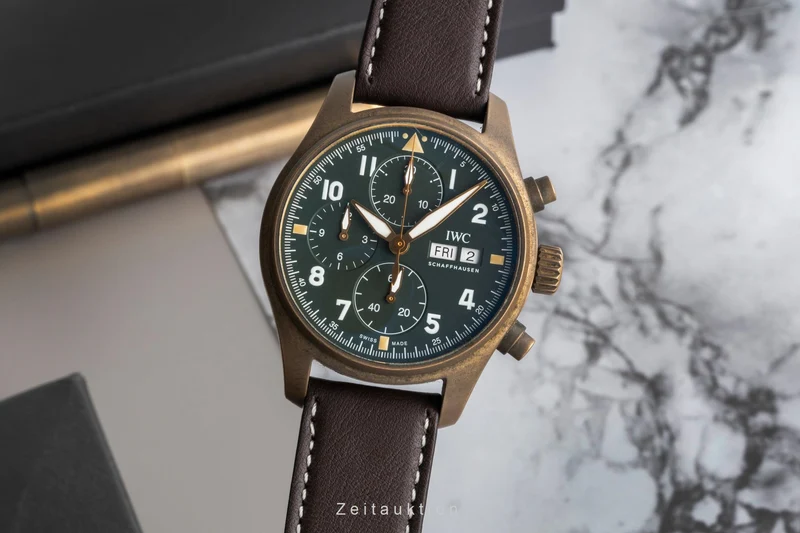 IWC Fliegerchronograph chronograph bronze automatic men's watch IW387902 [2507018]