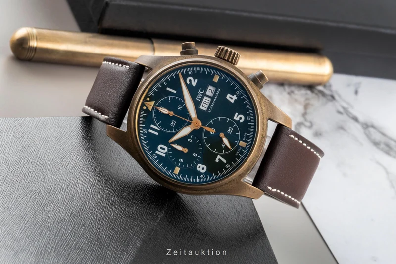 IWC Fliegerchronograph chronograph bronze automatic men's watch IW387902 [2507018]