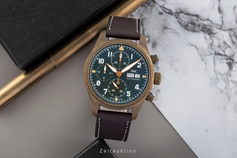 IWC Fliegerchronograph chronograph bronze automatic men's watch IW387902 [2507018]