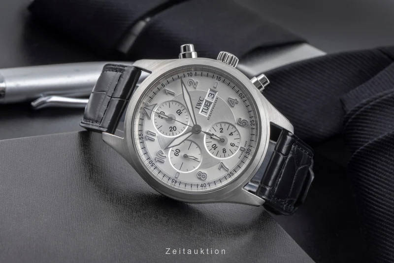 IWC Fliegerchronograph chronograph steel automatic men's watch IW371702 LP: 8300EUR [2506550]