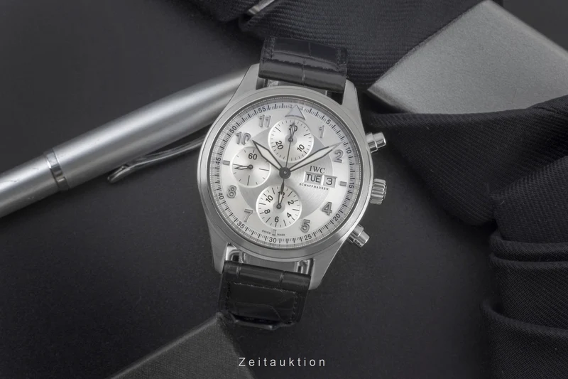 IWC Fliegerchronograph chronograph steel automatic men's watch IW371702 LP: 8300EUR [2506550]