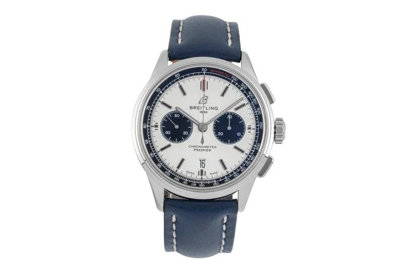 Breitling Premier chronograph steel automatic men's watch AB0118221G1P2 LP: 8750EUR [2506410]