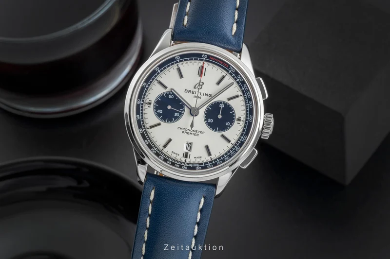 Breitling Premier chronograph steel automatic men's watch AB0118221G1P2 LP: 8750EUR [2506410]