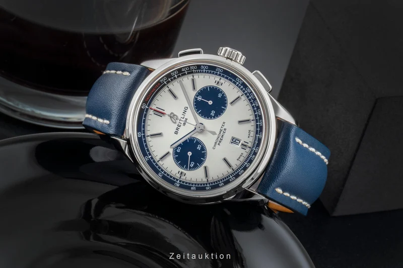 Breitling Premier chronograph steel automatic men's watch AB0118221G1P2 LP: 8750EUR [2506410]