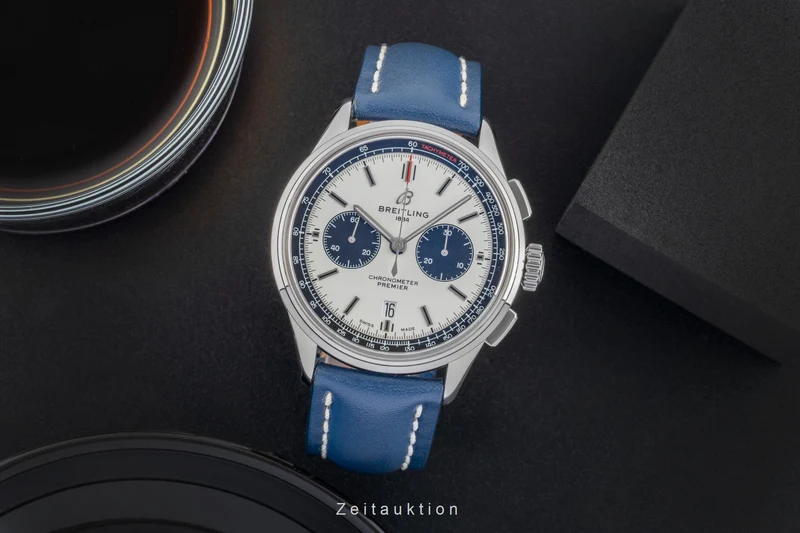 Breitling Premier chronograph steel automatic men's watch AB0118221G1P2 LP: 8750EUR [2506410]