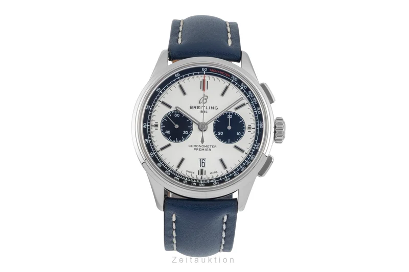 Breitling Premier chronograph steel automatic men's watch AB0118221G1P2 LP: 8750EUR [2506410]