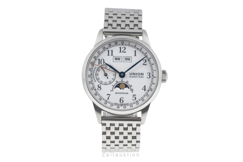 Union Glashütte 1893 steel manual winding men's watch D007.458.11.017.00 LP: 3200EUR [2506208]