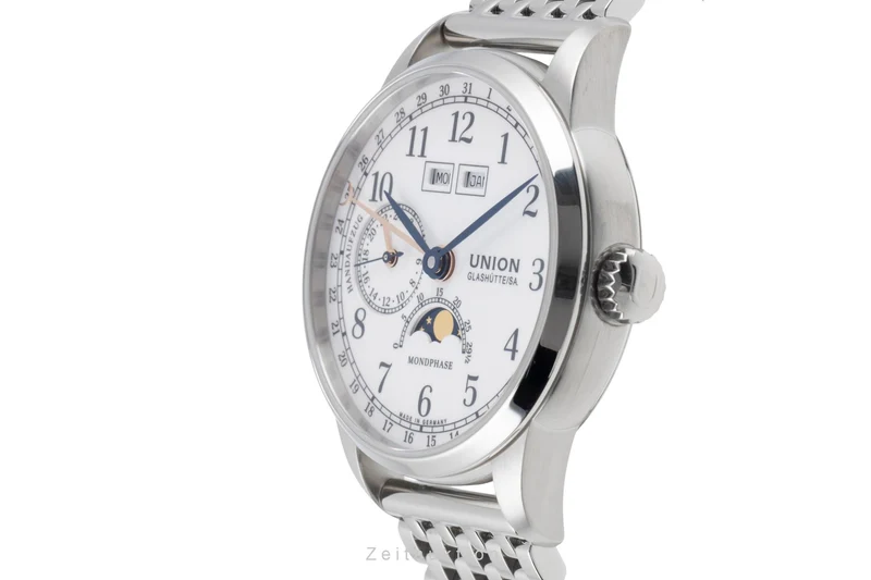 Union Glashütte 1893 steel manual winding men's watch D007.458.11.017.00 LP: 3200EUR [2506208]