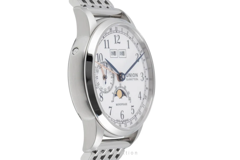 Union Glashütte 1893 steel manual winding men's watch D007.458.11.017.00 LP: 3200EUR [2506208]