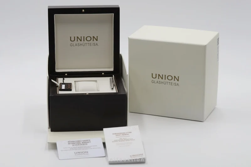 Union Glashütte 1893 steel manual winding men's watch D007.458.11.017.00 LP: 3200EUR [2506208]