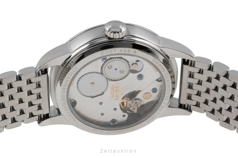 Union Glashütte 1893 steel manual winding men's watch D007.458.11.017.00 LP: 3200EUR [2506208]