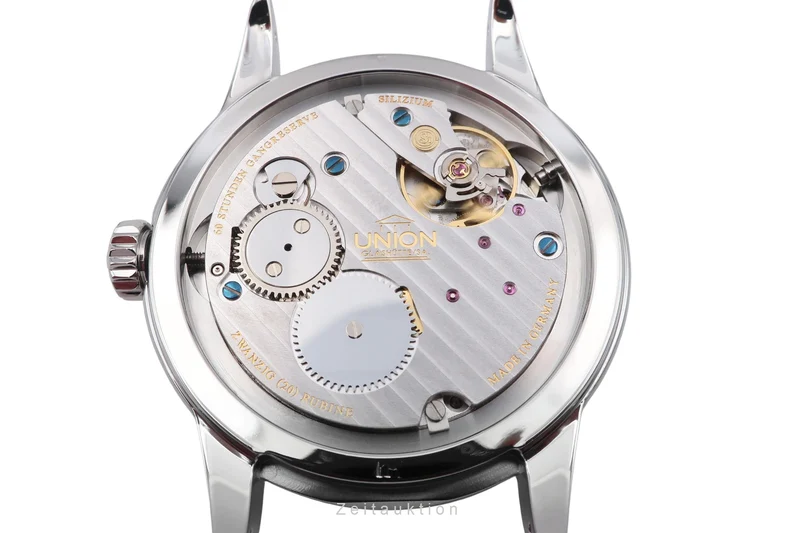 Union Glashütte 1893 steel manual winding men's watch D007.458.11.017.00 LP: 3200EUR [2506208]