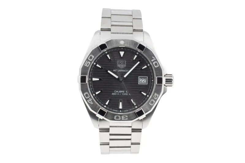 Tag Heuer Aquaracer steel automatic men's watch WAY2113 LP: 3100EUR [2506050]
