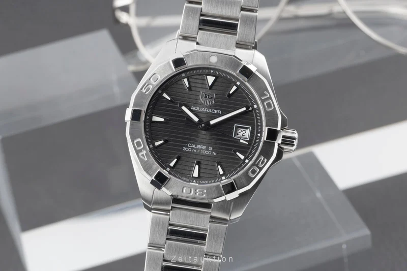 Tag Heuer Aquaracer steel automatic men's watch WAY2113 LP: 3100EUR [2506050]