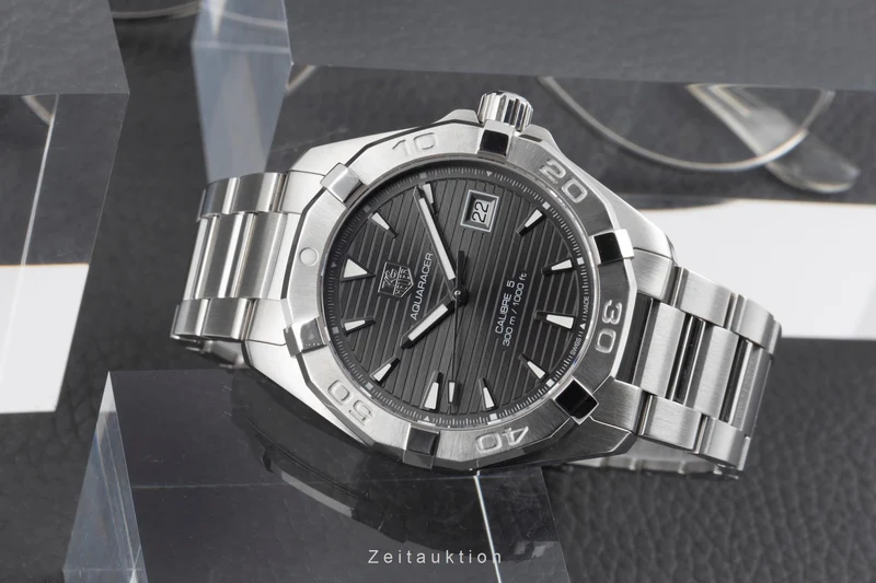 Tag Heuer Aquaracer steel automatic men's watch WAY2113 LP: 3100EUR [2506050]
