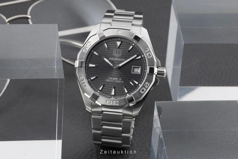 Tag Heuer Aquaracer steel automatic men's watch WAY2113 LP: 3100EUR [2506050]