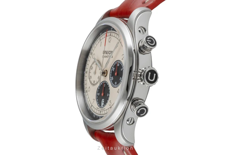 Union Glashütte Belisar chronograph steel automatic men's watch D009.427.16.262.00 LP: 2950EUR [2506380]