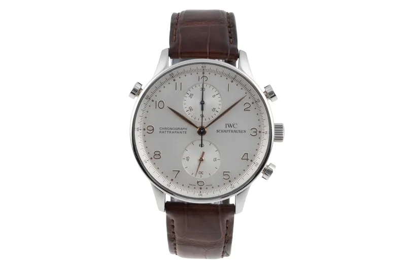 IWC Portugieser chronograph steel manual winding men's watch IW371202 [2505987]