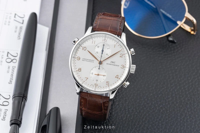 IWC Portugieser chronograph steel manual winding men's watch IW371202 [2505987]