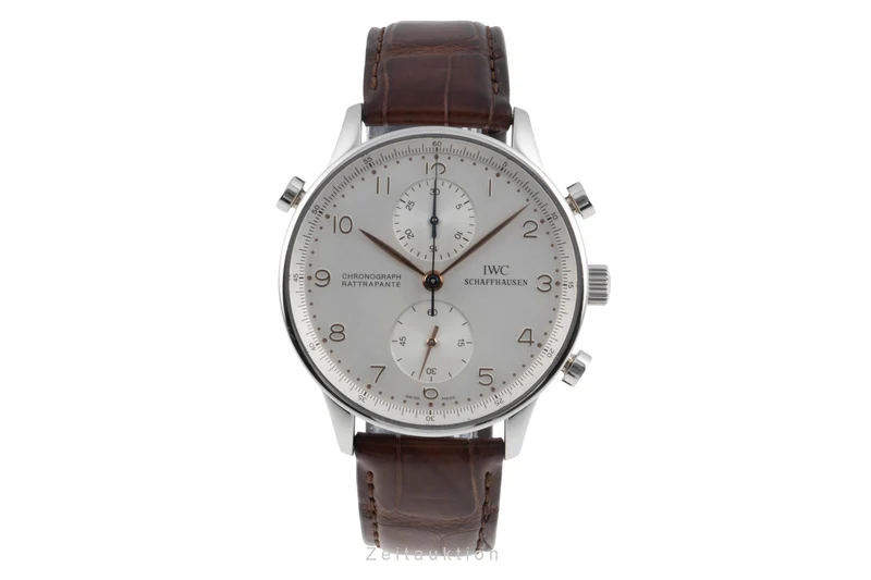 IWC Portugieser chronograph steel manual winding men's watch IW371202 [2505987]