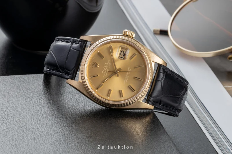 Rolex Datejust 18 ct gold automatic men's watch 16018 [2506964]